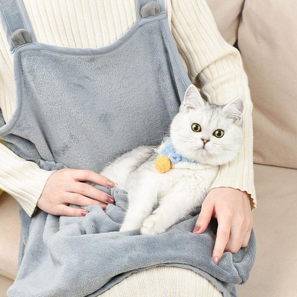 Warm Cozy Sling Carrier for lovable pets on Outdoor hanging out - Picture 4 of 10